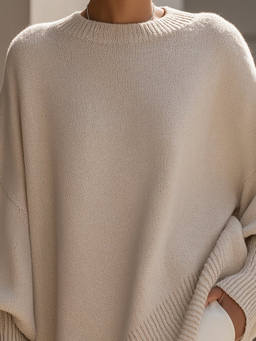 Ashlynn | Übergroßer Poncho-Pullover