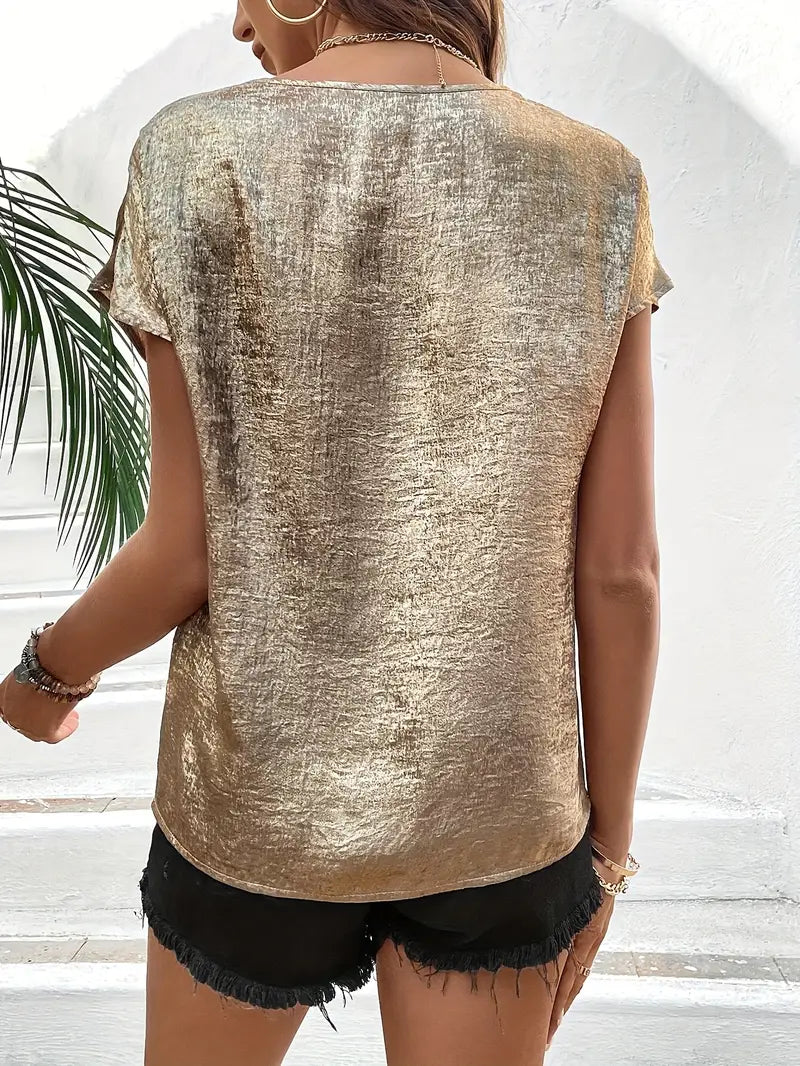 Aris | Elegante Bluse mit V-Ausschnitt