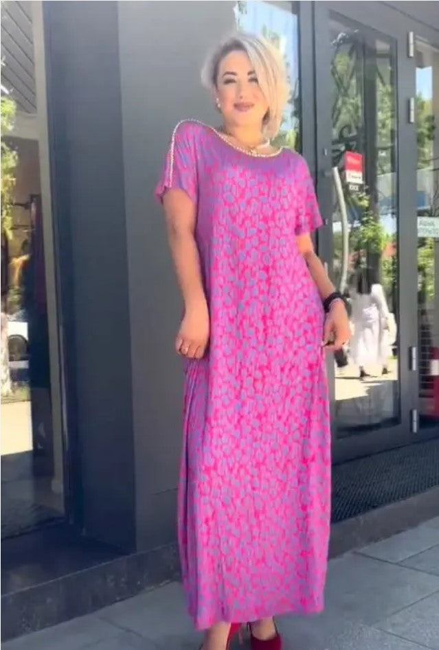 Alessia |  modisches Kleid mit Aufdruck in Plus Size