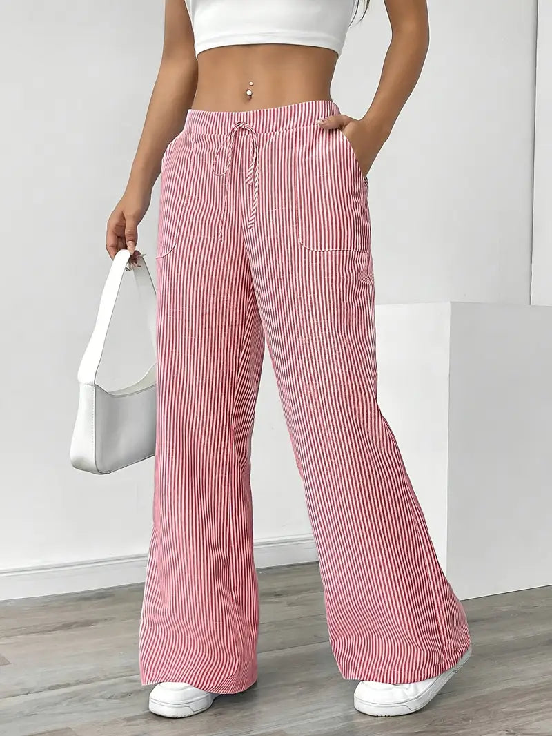 Charry | Elegante gestreifte Hose mit Taschen
