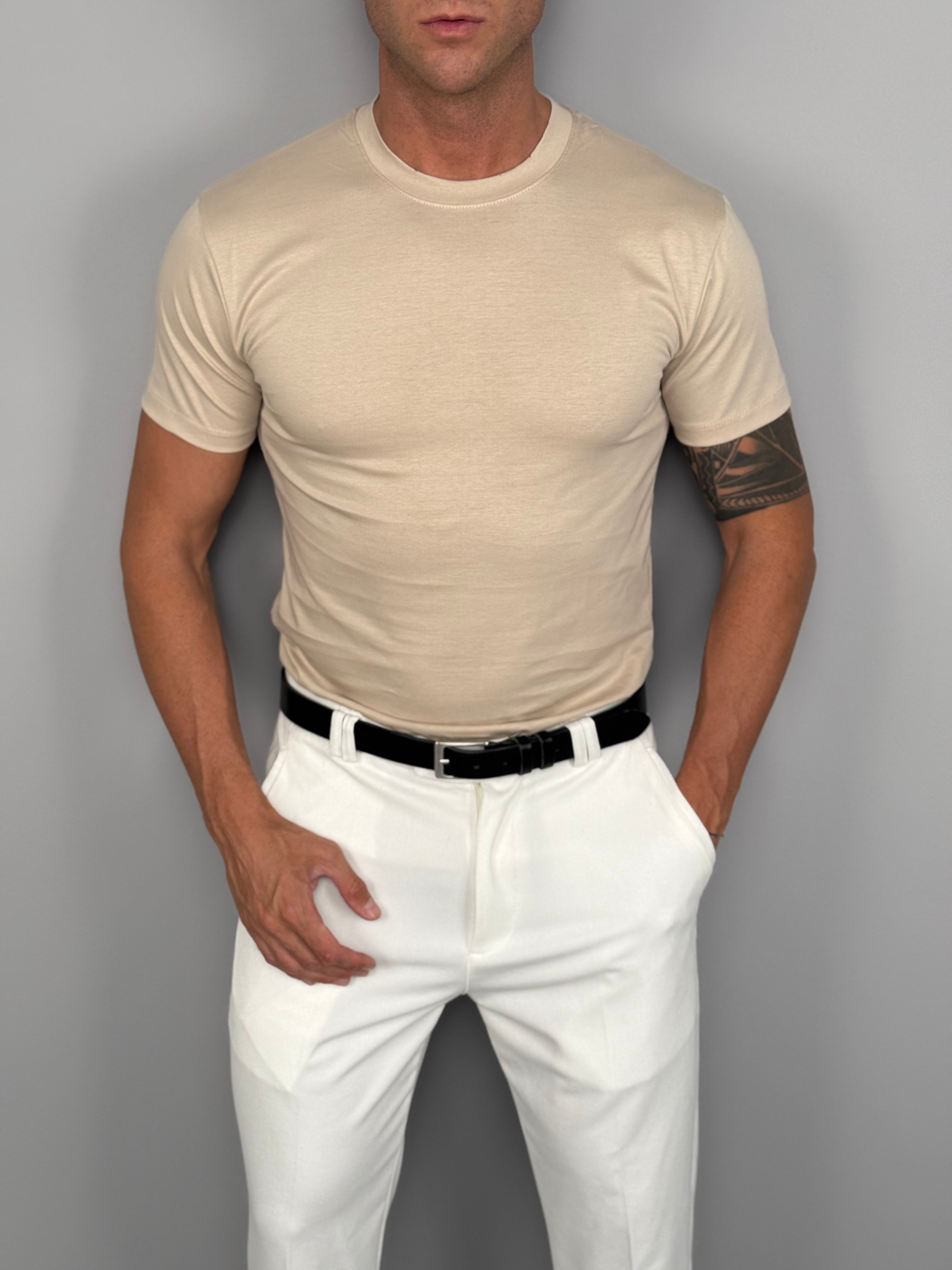 Holger | Premium T-Shirt Herren - Stylisches Business Casual Shirt