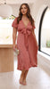 Marina | Sunny Daze Kleid - Gebackene Rose