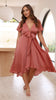 Marina | Sunny Daze Kleid - Gebackene Rose