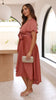 Marina | Sunny Daze Kleid - Gebackene Rose