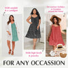 Selena | Kleid im Resort-Stil mit Print
