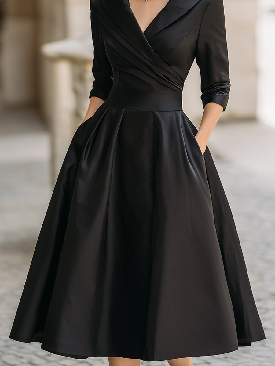 Marley | Midi-Kleid aus Satin