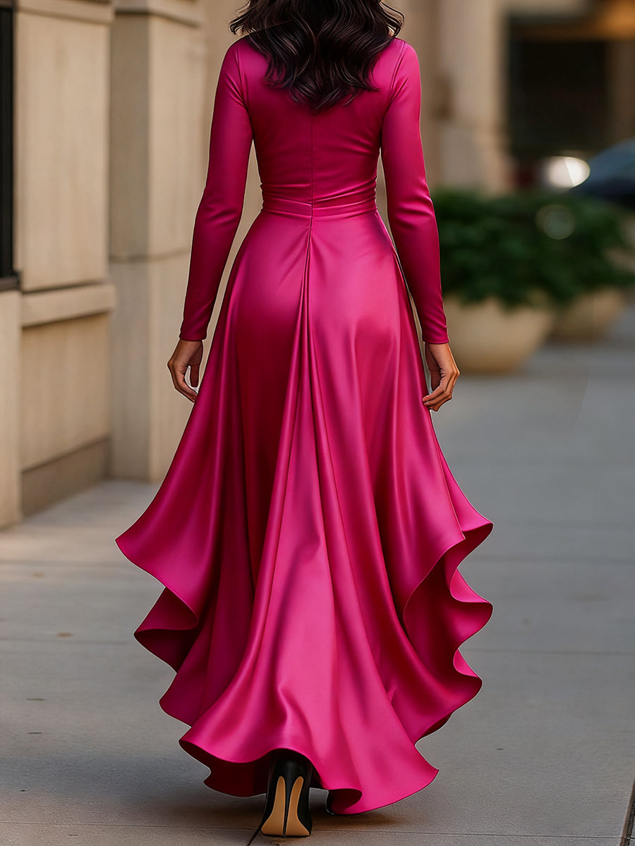 Mabel | Elegantes langes Kleid - Perfektes festliches Kleid für Herbst