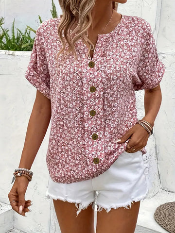 Devine | Sommerbluse Mit Knöpfen