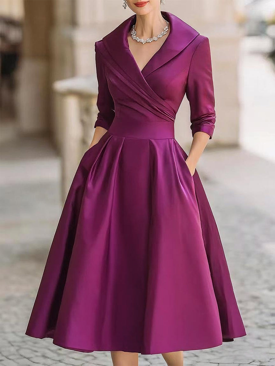 Marley | Midi-Kleid aus Satin
