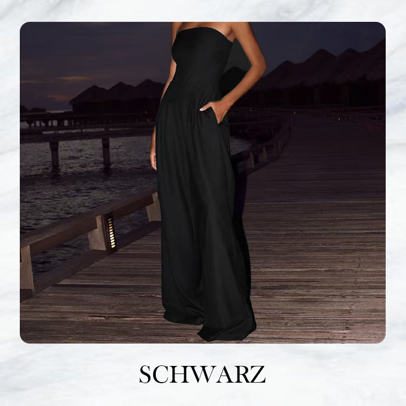 Tatiana | Ärmelloser Jumpsuit mit Taschen