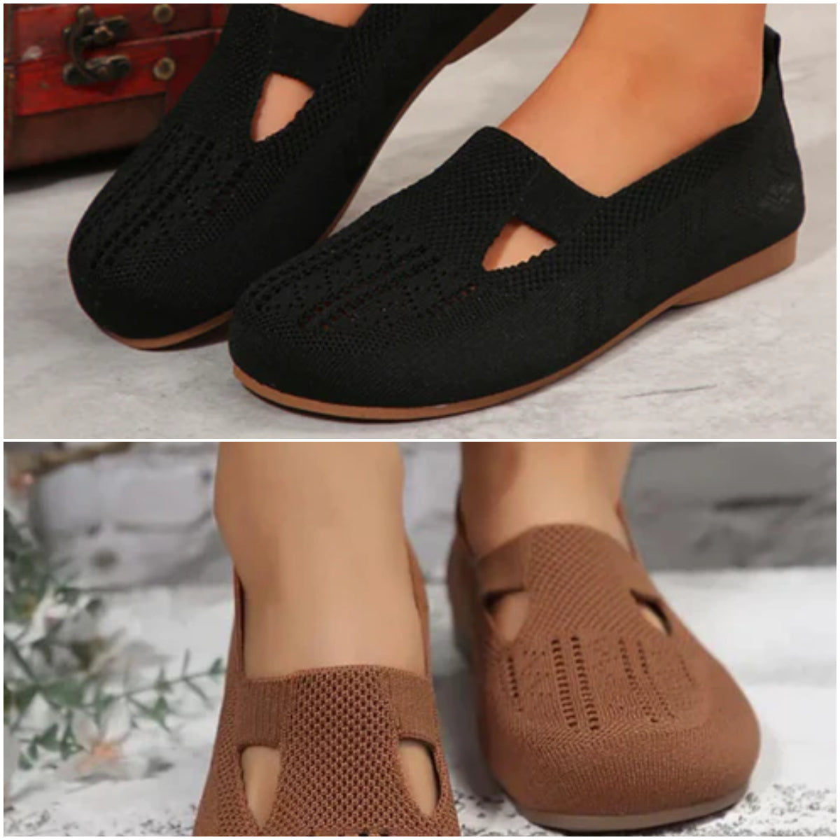 Adeline | Comfortable, breathable knitting shoes for women to walk