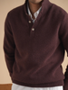 Milano Pullover mit halber Knopfleiste