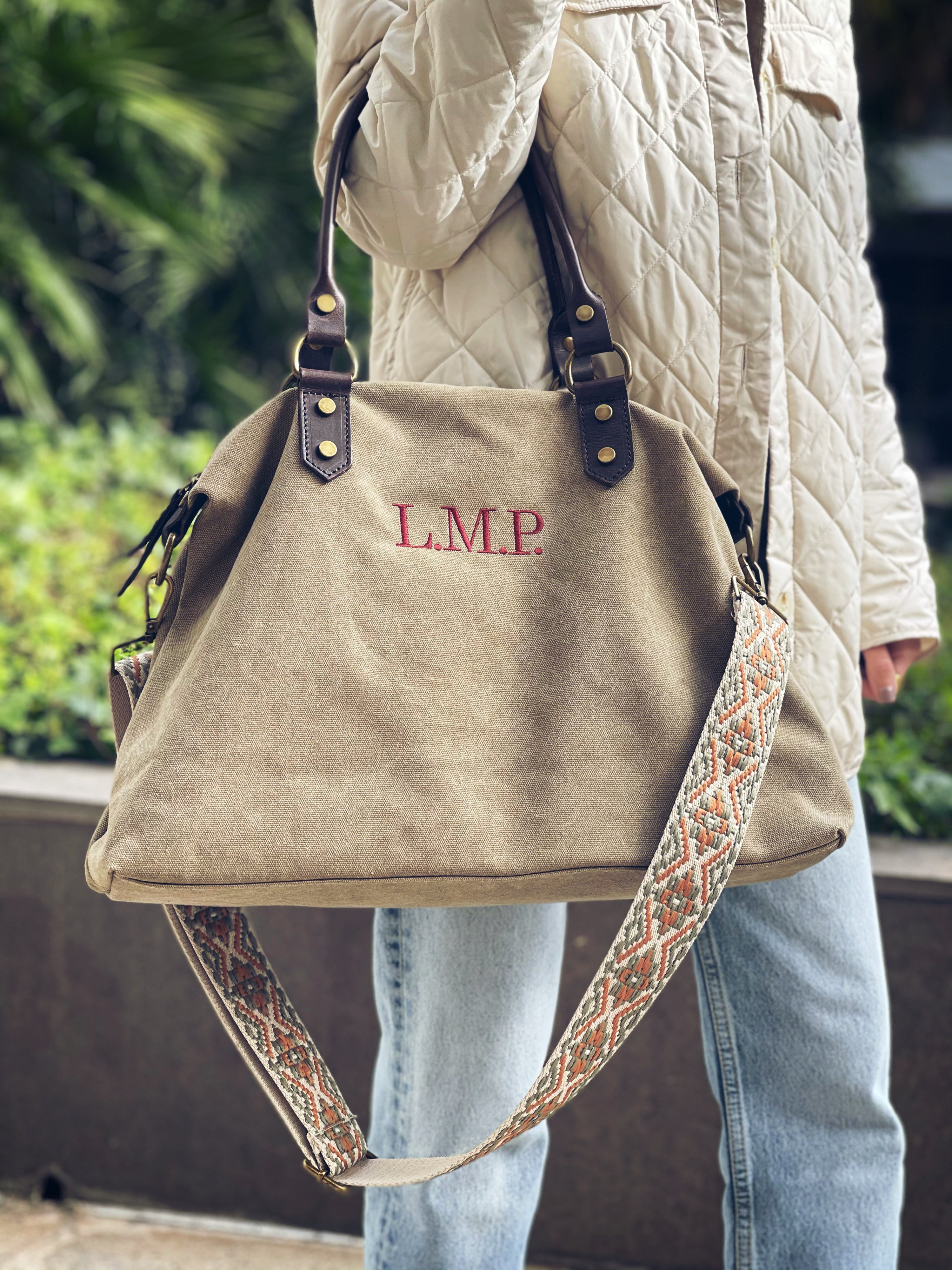 Calvin | Federica Tasche Taupe