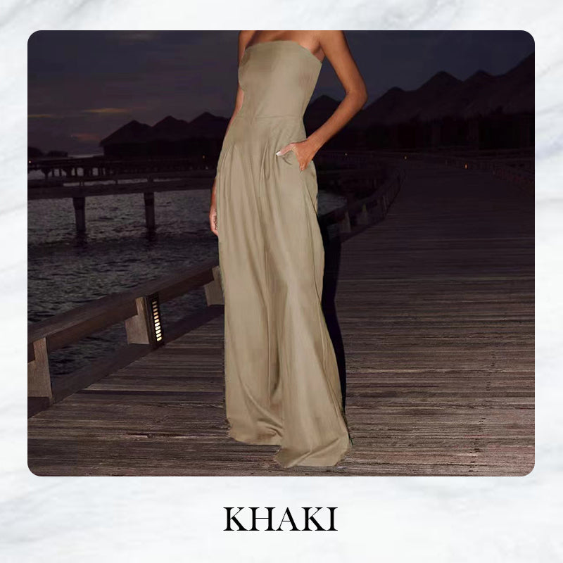 Kate | Ärmelloser Jumpsuit mit Taschen