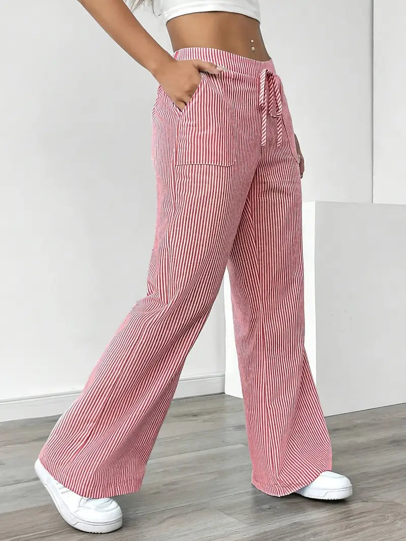 Charry | Elegante gestreifte Hose mit Taschen