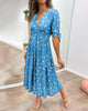 Millie | Kleid mit Punkten und tiefem V-Ausschnitt