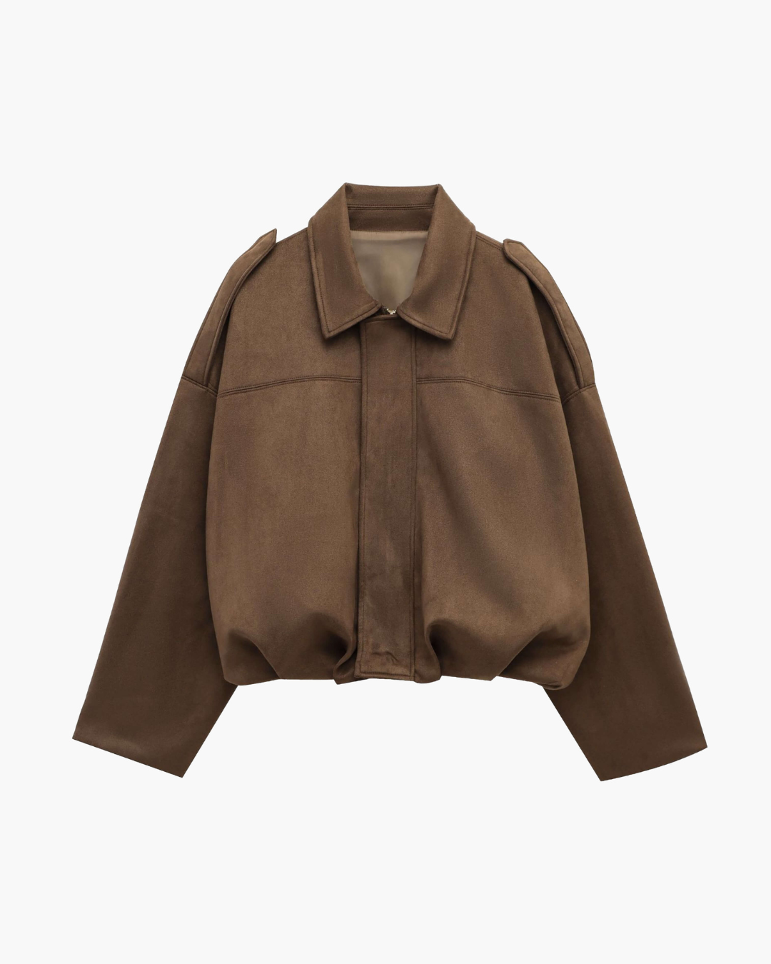 Heidi | Maven Wildleder Bomberjacke