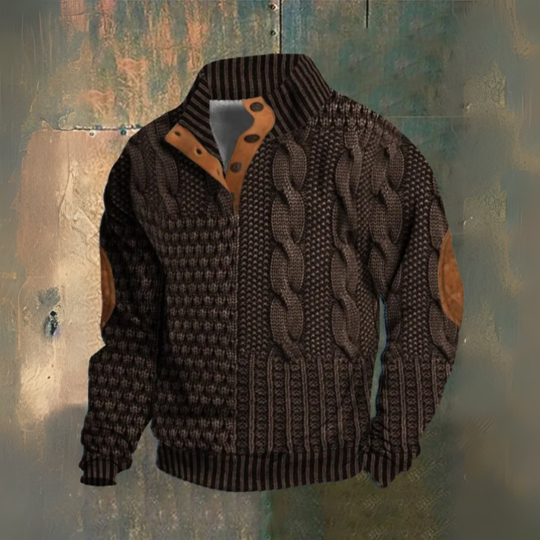 Lonnie | Kapuzenpullover mit Stehkragen