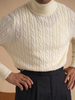 Cable-Knit Rollkragenpullover
