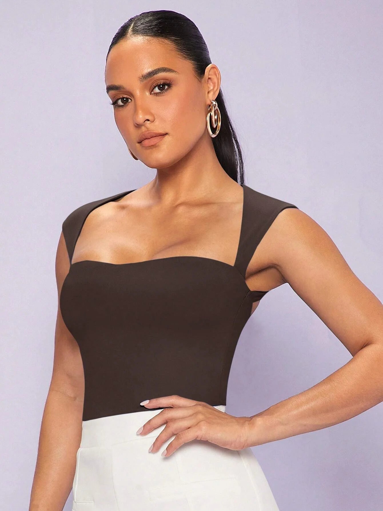 Julia | Einfache ärmellose Tops