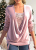 Elena | Elegante Bluse mit glänzenden Details