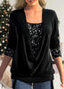 Elena | Elegante Bluse mit glänzenden Details