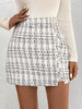 Mia | Schmaler Rock mit Knopfdetails