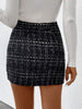 Mia | Schmaler Rock mit Knopfdetails