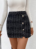 Mia | Schmaler Rock mit Knopfdetails