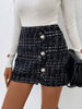 Mia | Schmaler Rock mit Knopfdetails