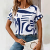 Cathy | Lässiges Abstract T-Shirt