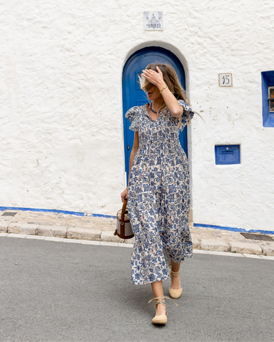 Zariyah | Beach Club Blau Kleid