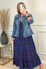 Ares | Faltenkleid mit Leopardenmuster