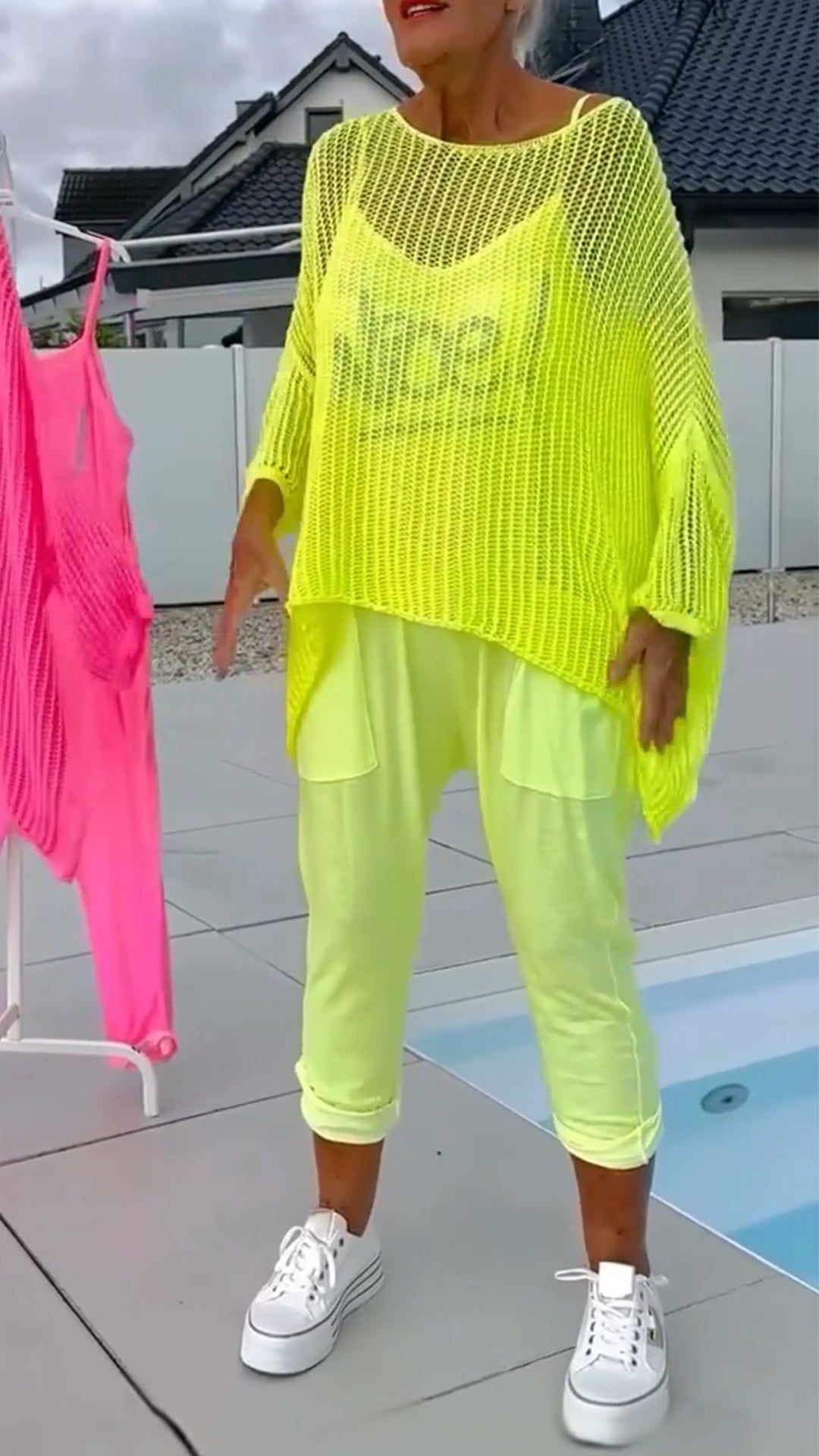 Tiffany | Stylischer Overall Damen - Trendiger Jumpsuit mit Buchstabendruck & lässigem Freizeitoverall