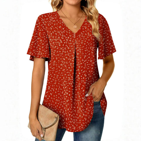 Clayne | Vintage lässige Bluse