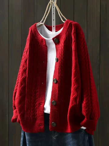 Donnie | Cardigan mit Kabelmuster