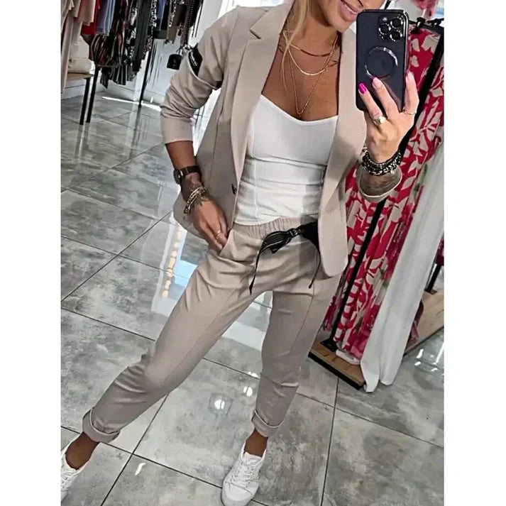 Ayana | Damen Freizeitanzug Jacke und Hose (2-teiliges Set)
