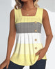 Cedra | Gestreiftes Tanktop mit Knöpfen