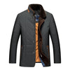 Alden | Winter jacket vest with stand-up collar