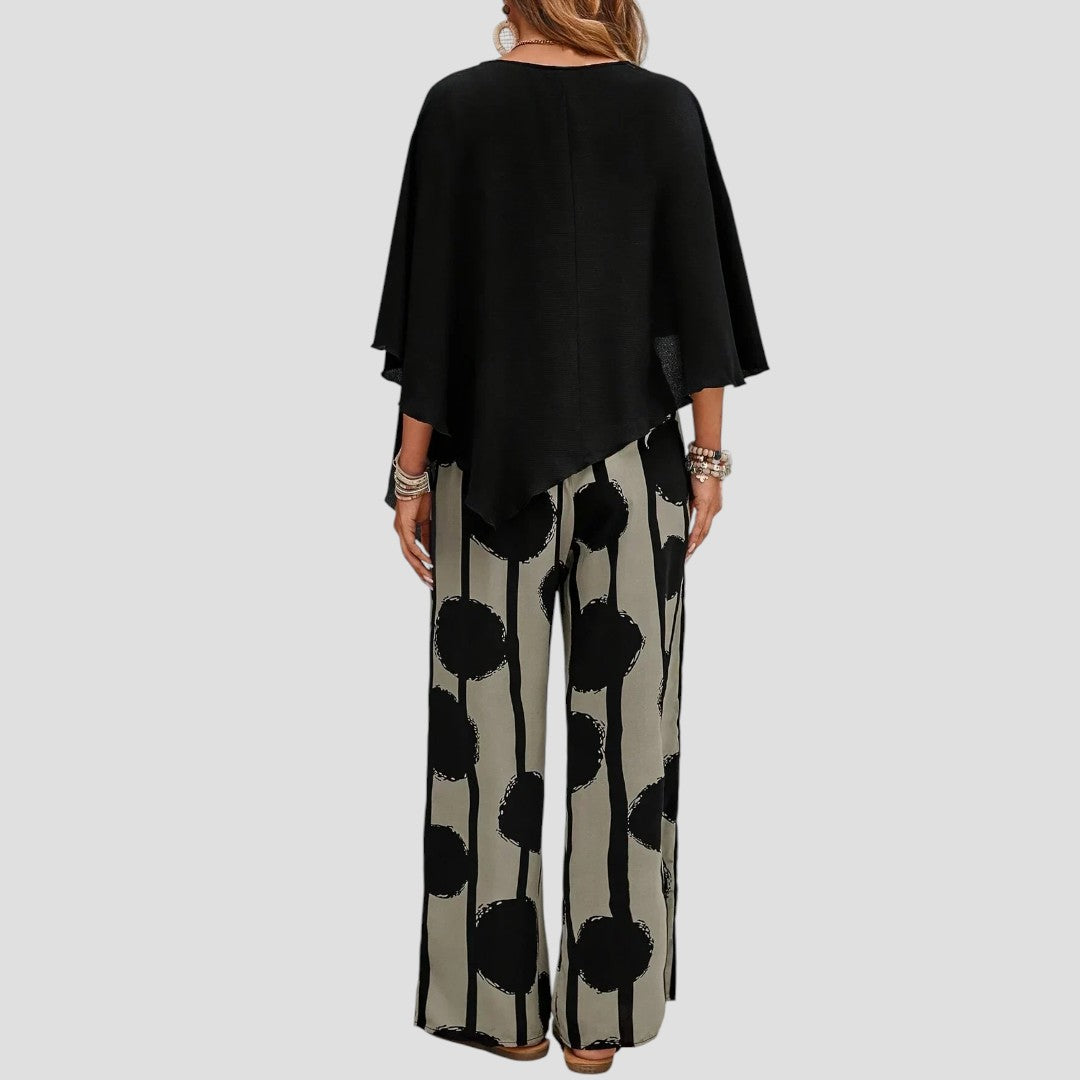 Sterling | Elegantes zweiteiliges Druck-Outfit