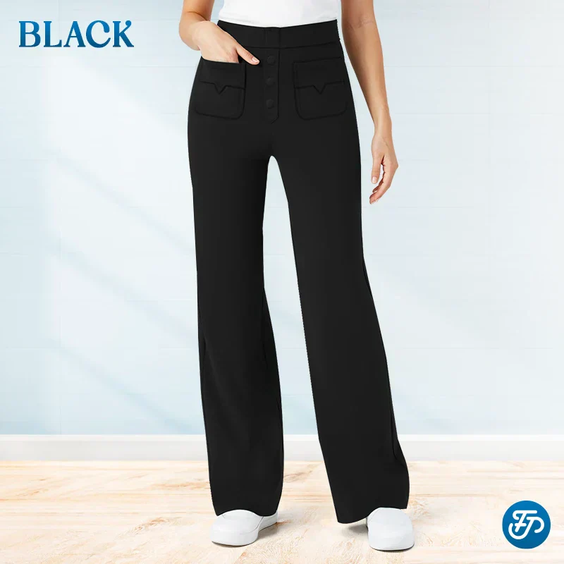 Aurura | Bequeme Stretchhose mit hoher Taille für Damen