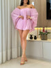 Bennett | Plissiertes Bandeau-Shorts-Set