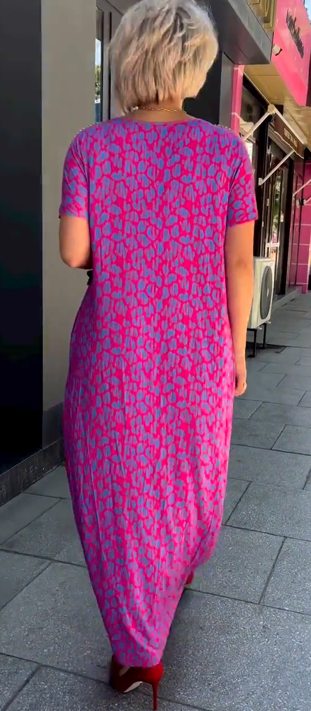 Alessia |  modisches Kleid mit Aufdruck in Plus Size