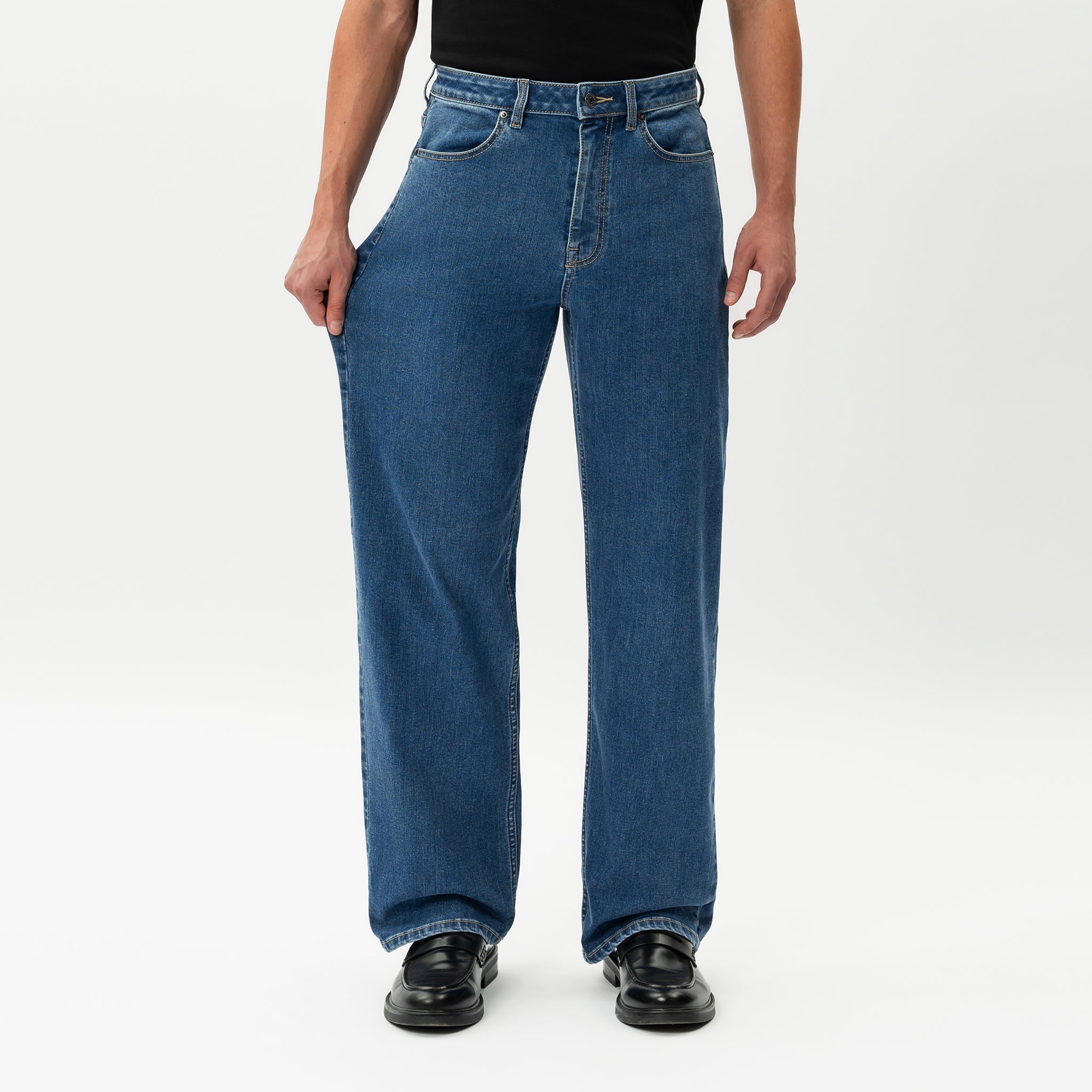 WIDE STRETCH JEANS
