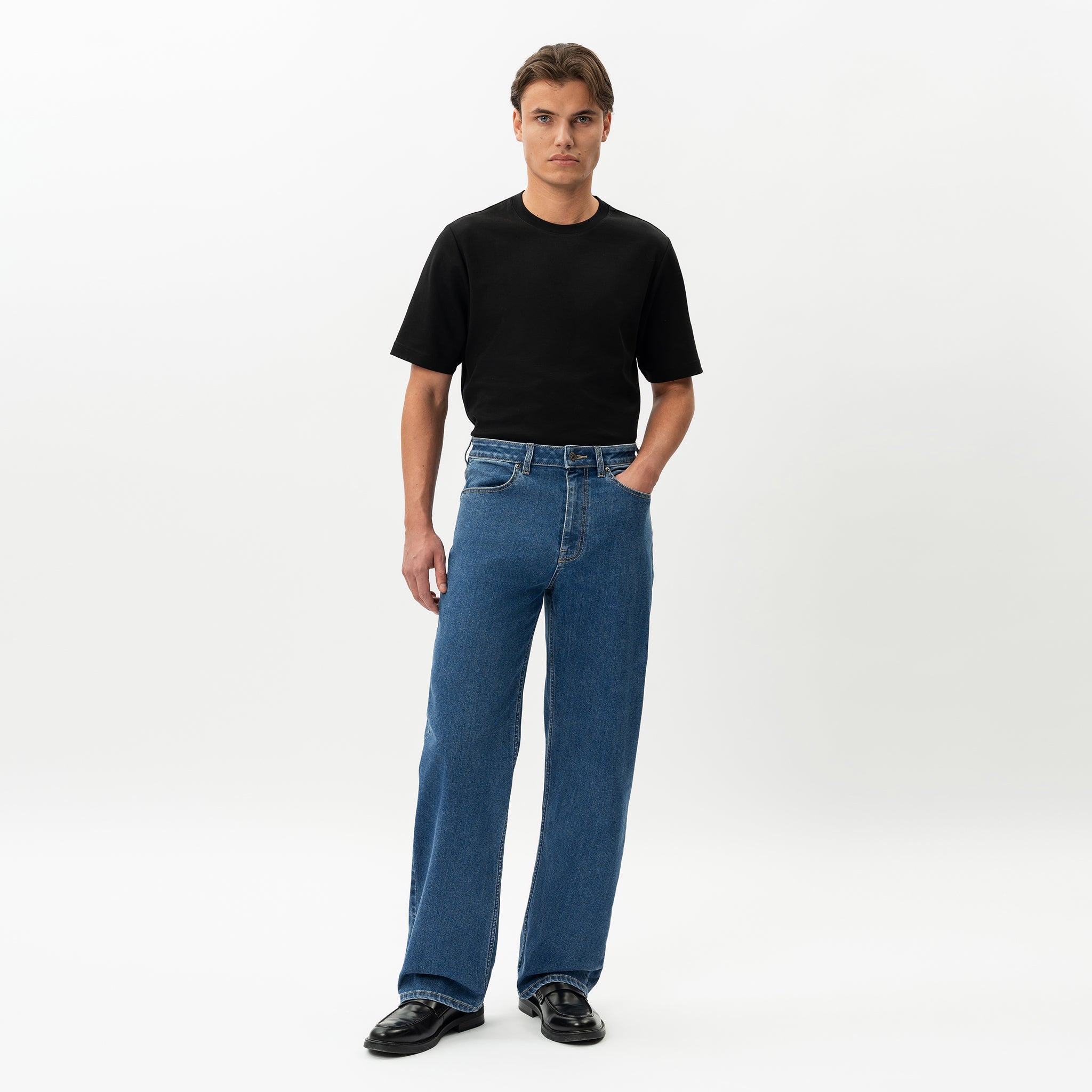WIDE STRETCH JEANS