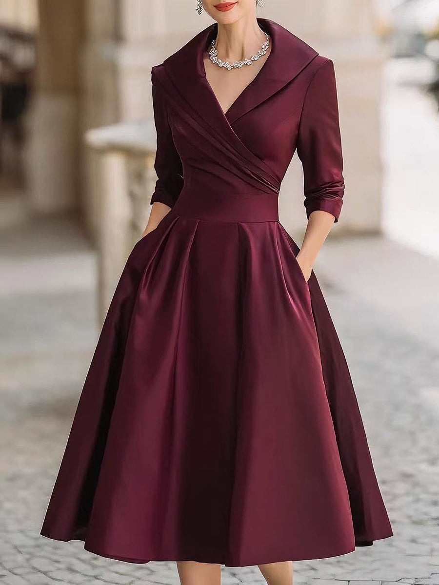 Marley | Midi-Kleid aus Satin