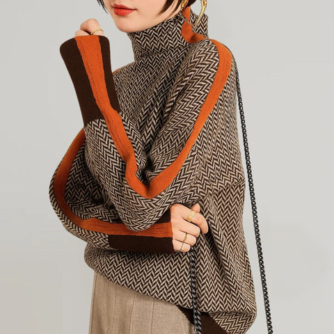 Montserrat | Pullover mit hohem Kragen