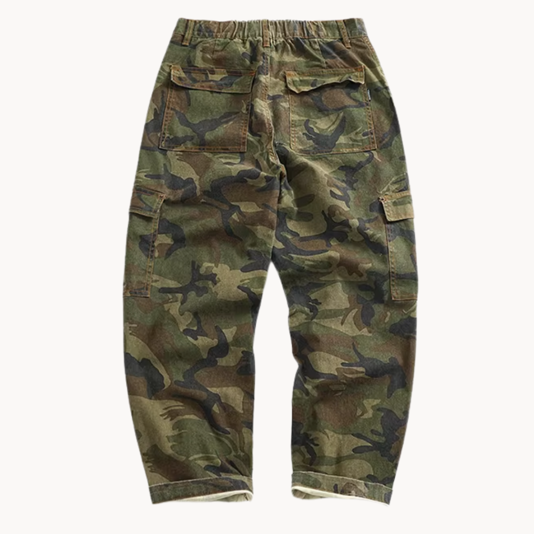 Izael | Camo Entspannte Cargo-Hose