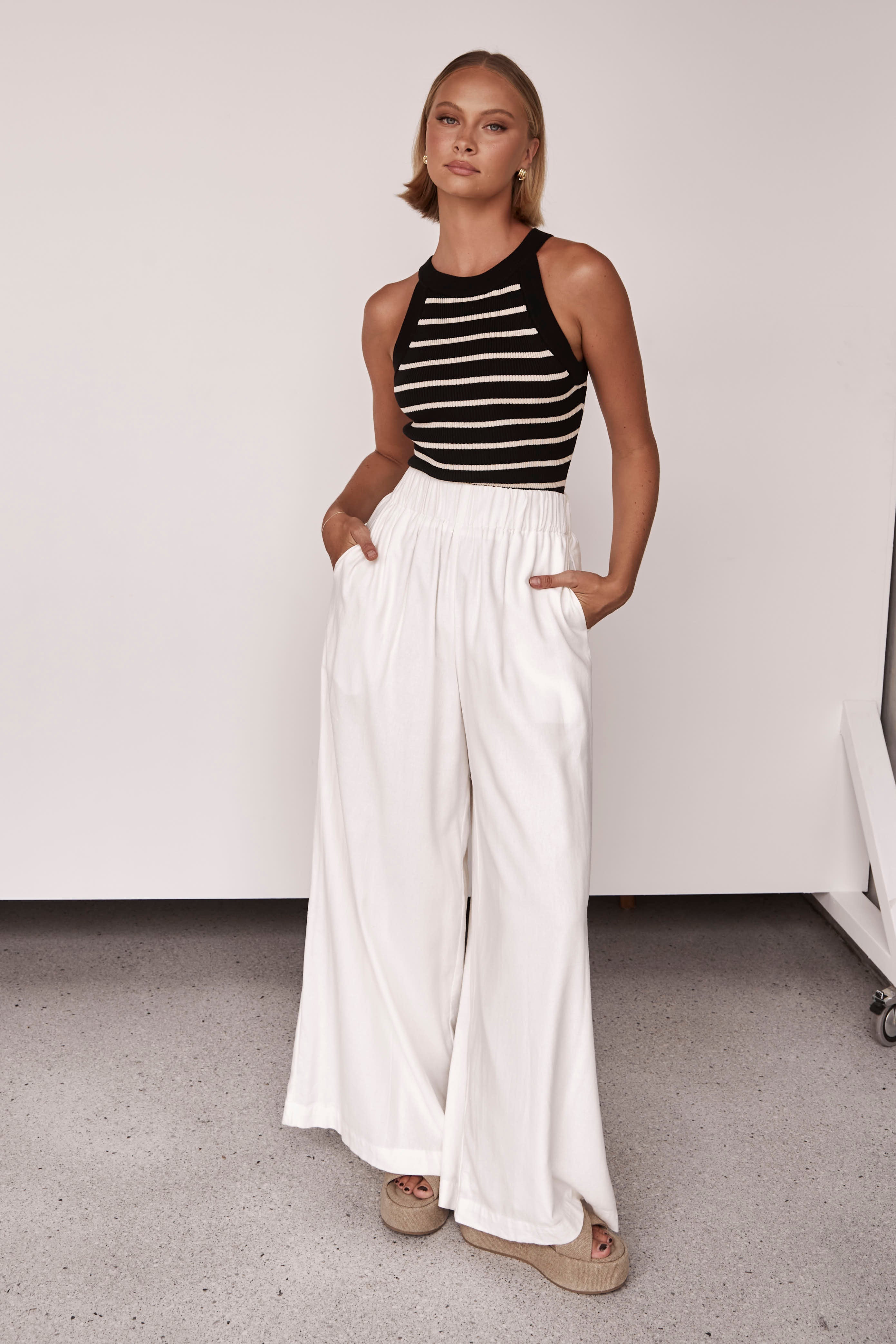 Brenna | Hose - Weiß