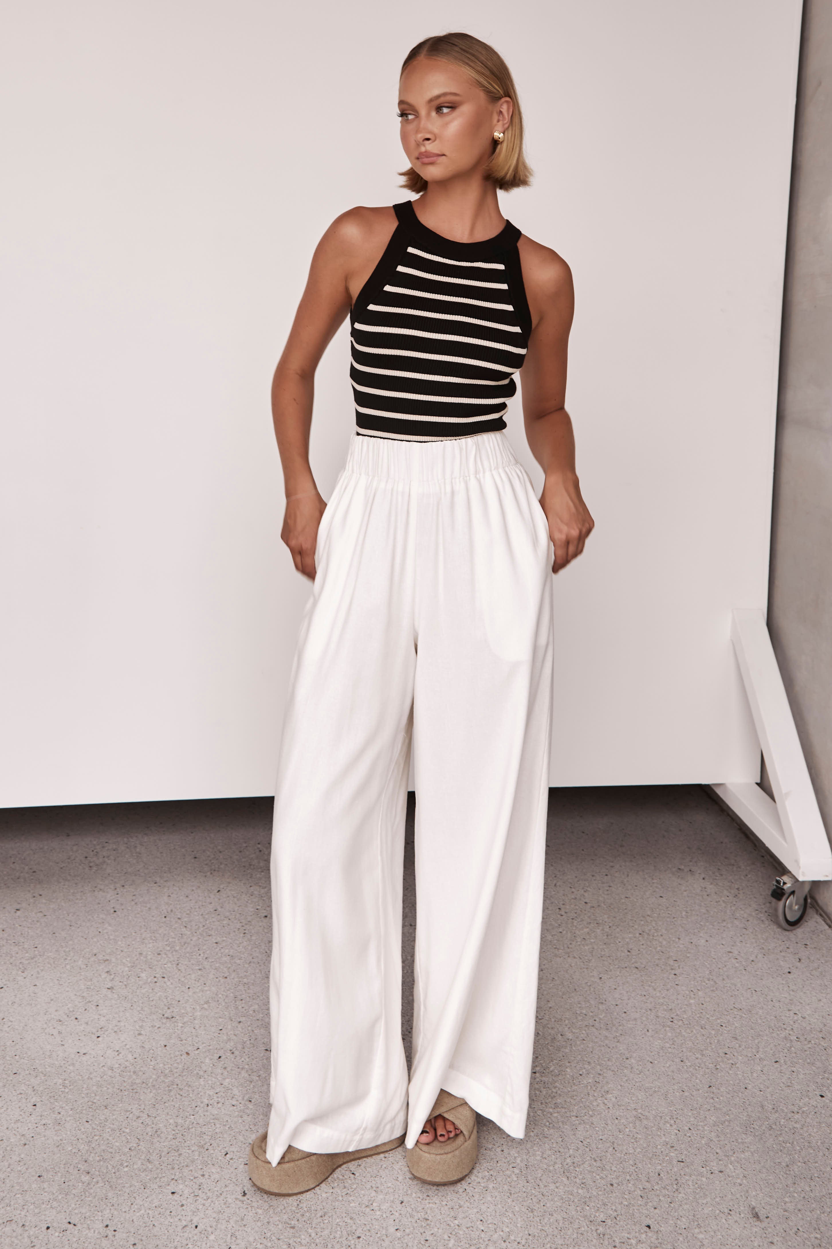 Brenna | Hose - Weiß